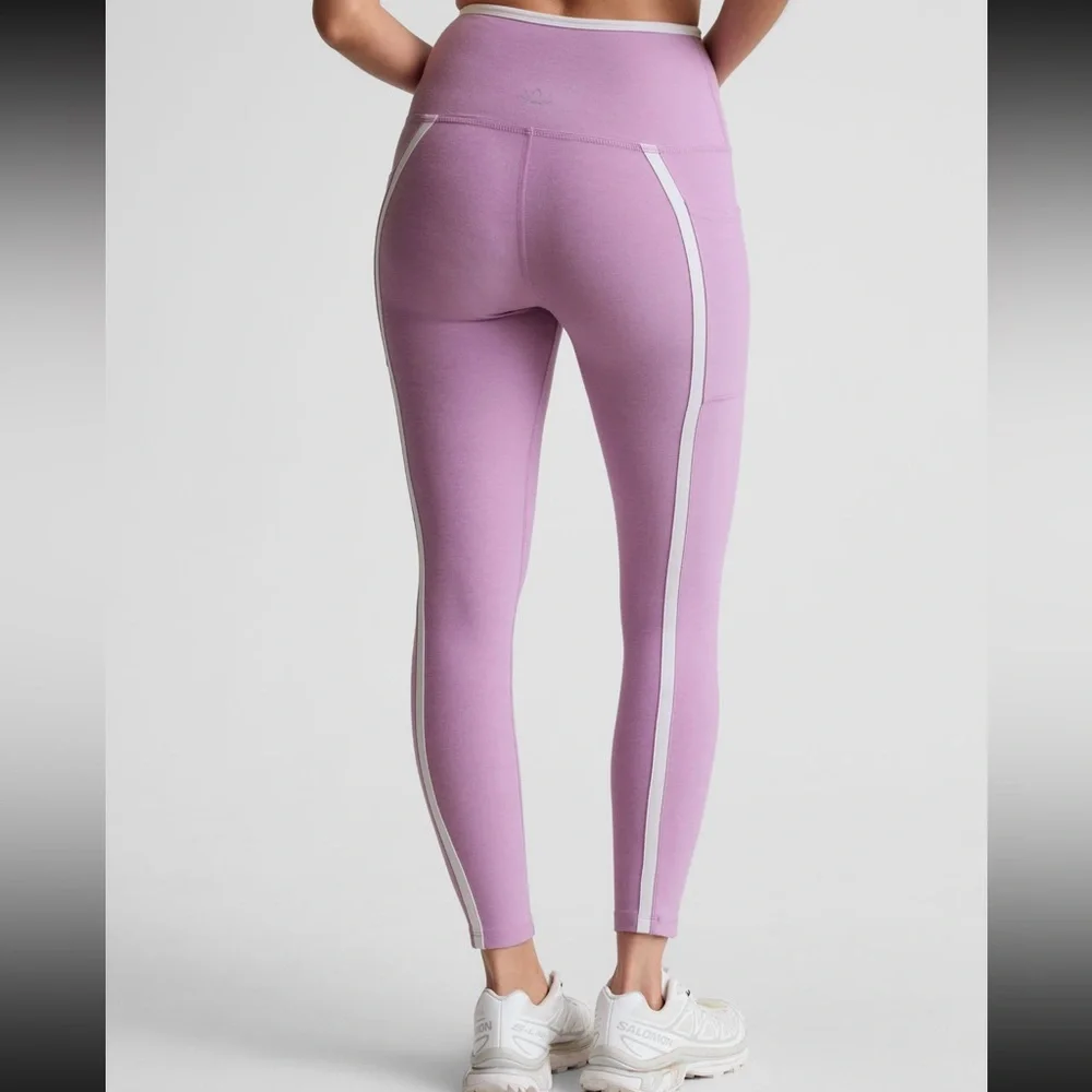 Beyond Yoga Spacedye Slim Racerback Crop & Spacedye New Moves Midi Leggings Set - Picture 9 of 12